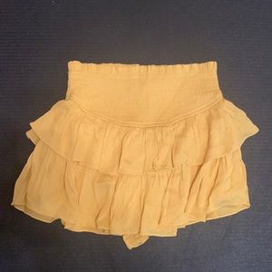 Mustard seed ruffle skort!